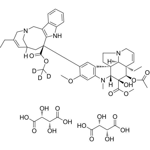 Vinorelbine-d<sub>3</sub> ditartrate Chemical Structure