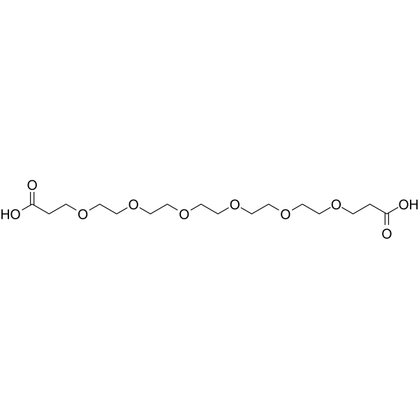 Bis-PEG6-acid Chemical Structure