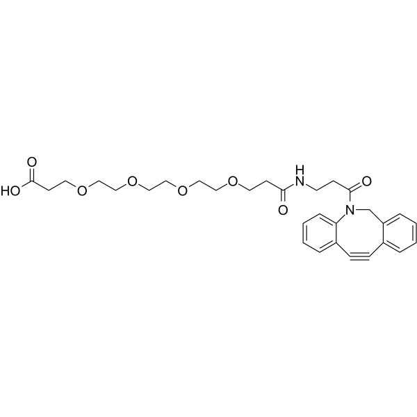 DBCO-PEG4-acid Chemical Structure