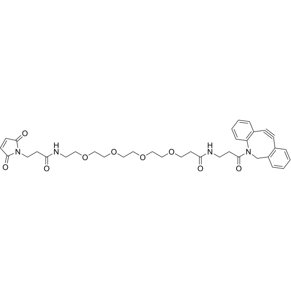 DBCO-PEG4-Maleimide Chemical Structure