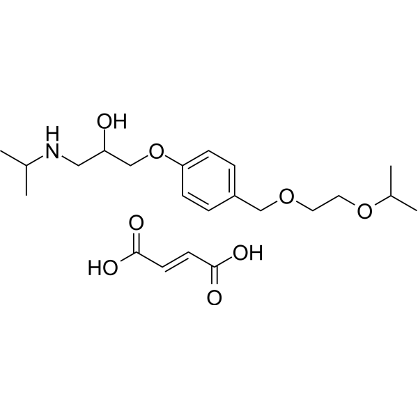 Bisoprolol fumarate Chemical Structure