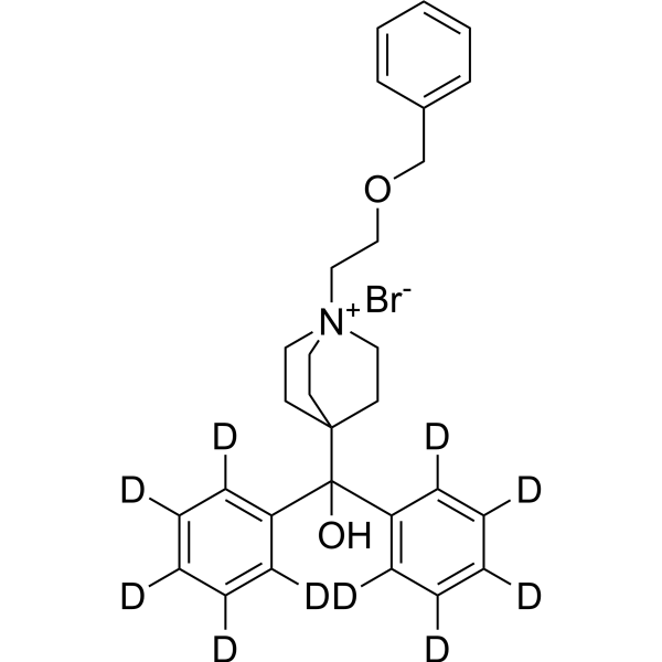 Umeclidinium-d<sub>10</sub> bromide Chemical Structure