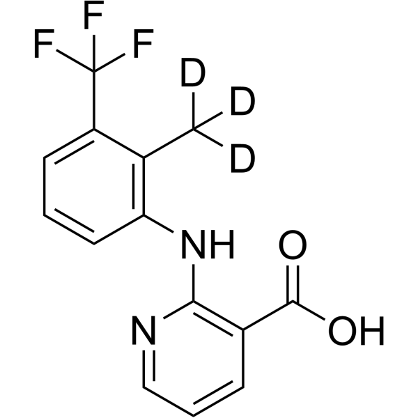 Flunixin-d<sub>3</sub> Chemical Structure