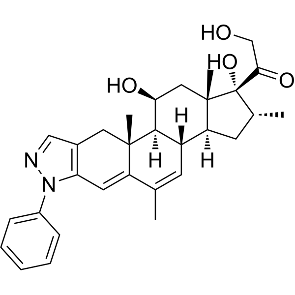 Deacylcortivazol Chemical Structure
