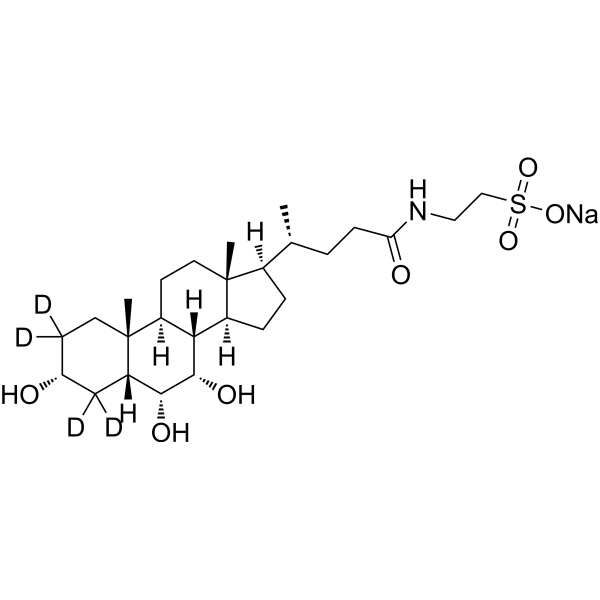 Taurohyocholate-d4 sodium