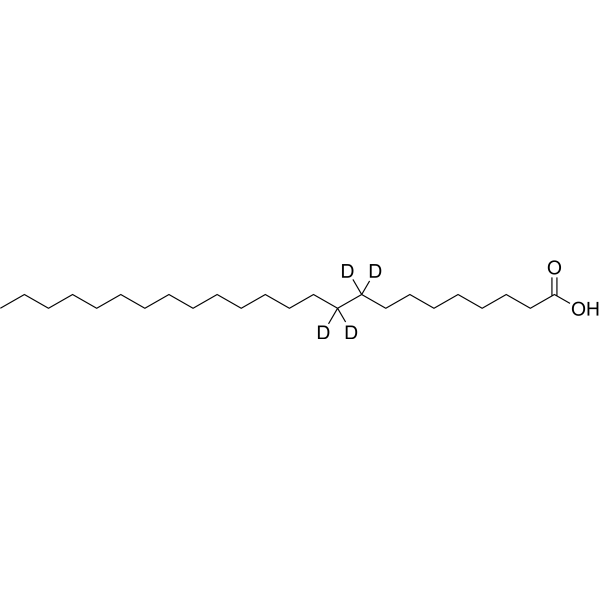 Lignoceric acid-d<sub>4</sub>-2 Chemical Structure