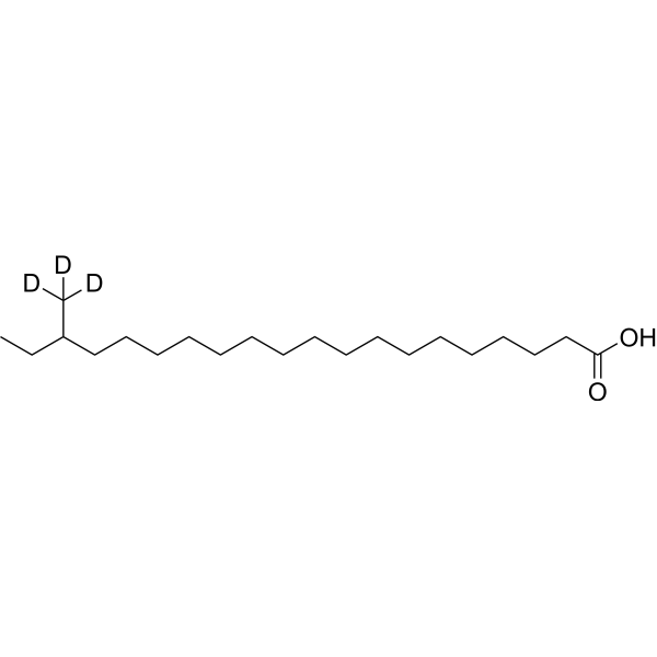 18-Methyleicosanoic acid-d<sub>3</sub> Chemical Structure