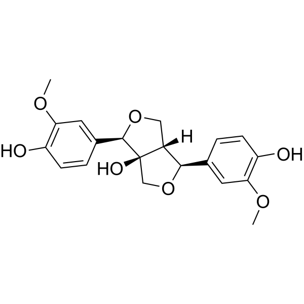 8-Hydroxypinoresinol Chemical Structure