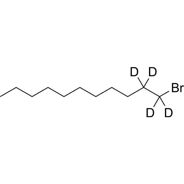 1-Bromoundecane-d<sub>4</sub> Chemical Structure