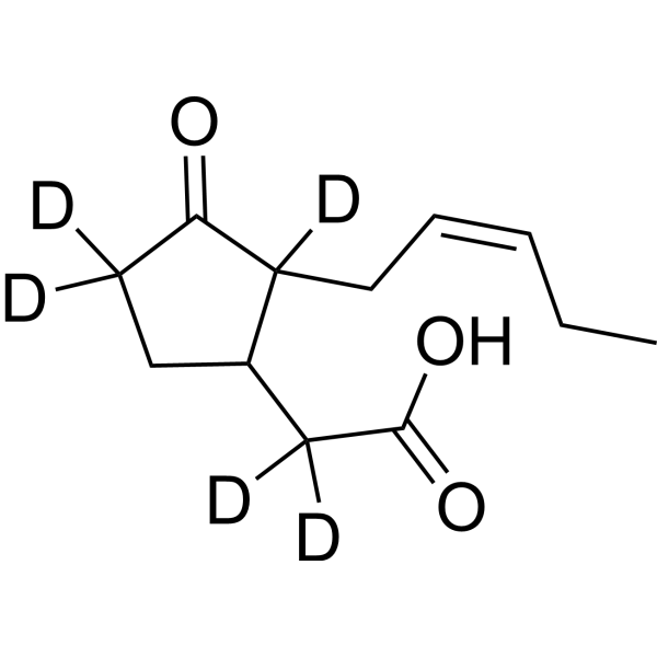 (±)-Jasmonic acid-d<sub>5</sub> Chemical Structure