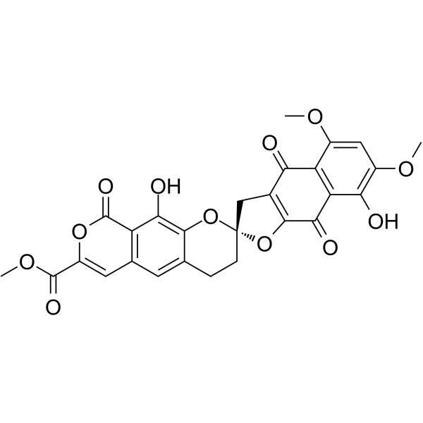 β-Rubromycin Chemical Structure