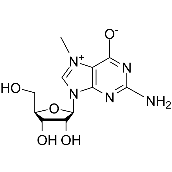 7-Methylguanosine Chemical Structure