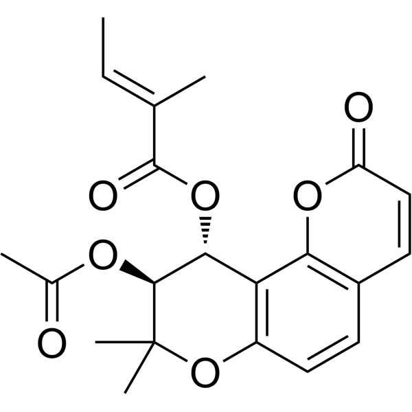 Peucedanocoumarin III Chemical Structure