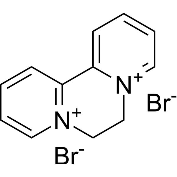 Diquat dibromide Chemical Structure
