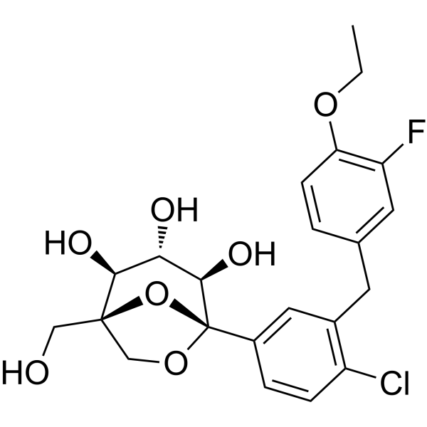 Henagliflozin Chemical Structure