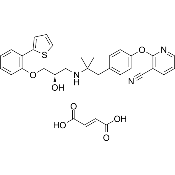 Lubabegron fumarate Chemical Structure