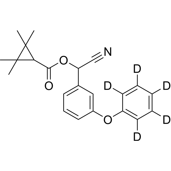 Fenpropathrin-d<sub>5</sub> Chemical Structure