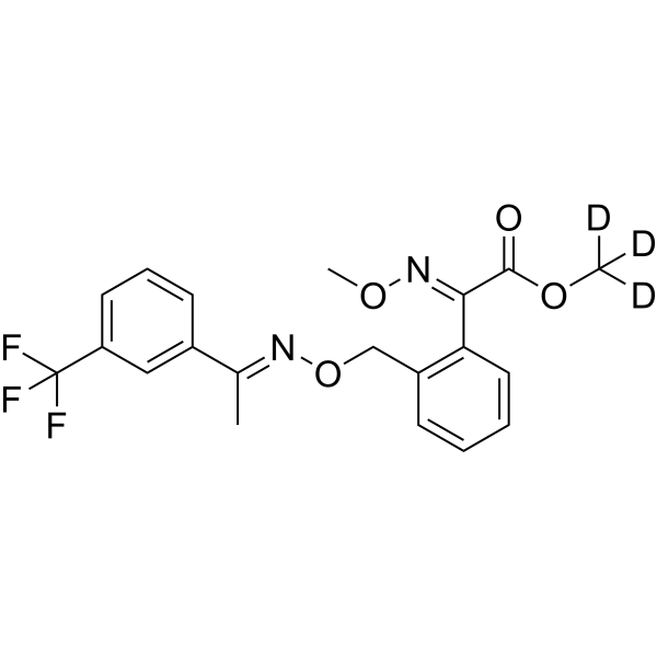 Trifloxystrobin-d<sub>3</sub> Chemical Structure