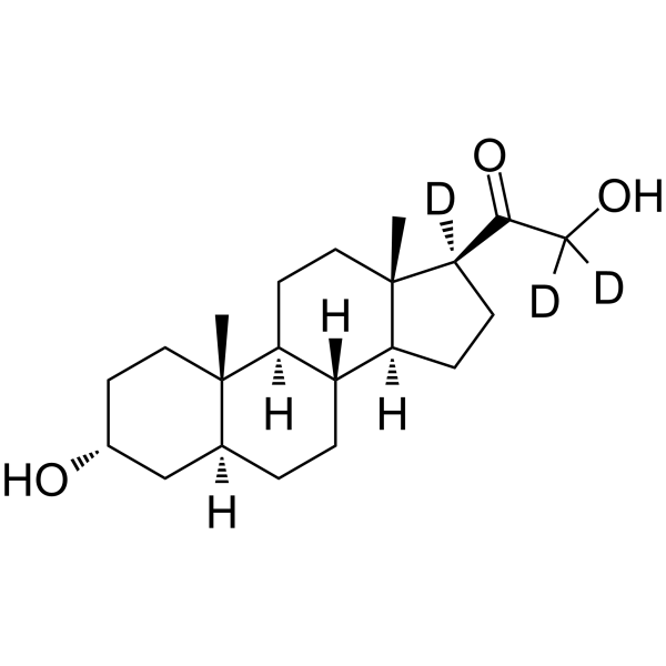 3<em>α</em>,21-<em>Dihydroxy</em>-5<em>α</em>-pregnan-20-one-d3