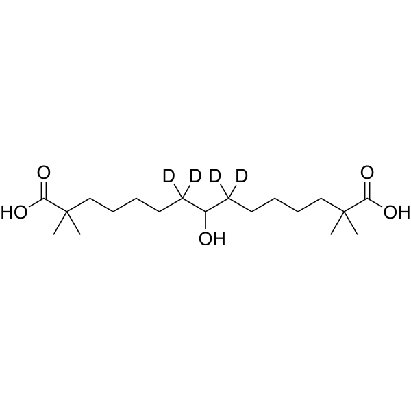 Bempedoic acid-d<sub>4</sub> Chemical Structure