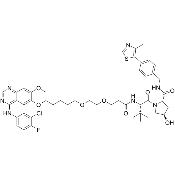 Gefitinib-based PROTAC 3 Chemical Structure
