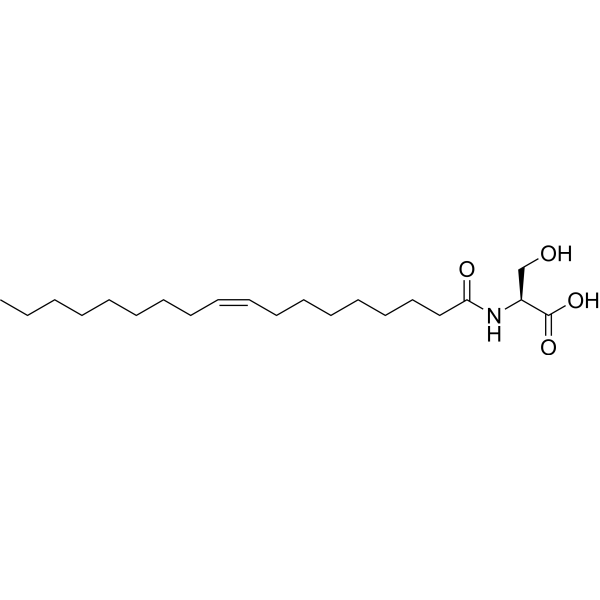 N-Oleoyl-L-serine Chemical Structure