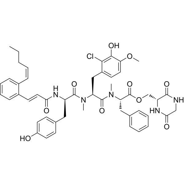 Pepticinnamin E Chemical Structure