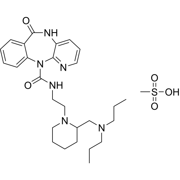 AF-DX 384 methanesulfonate Chemical Structure