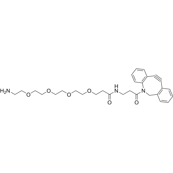 DBCO-NHCO-PEG4-amine Chemical Structure