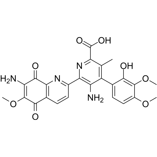 Streptonigrin Chemical Structure