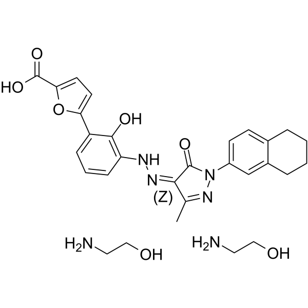 Rafutrombopag diolamine Chemical Structure