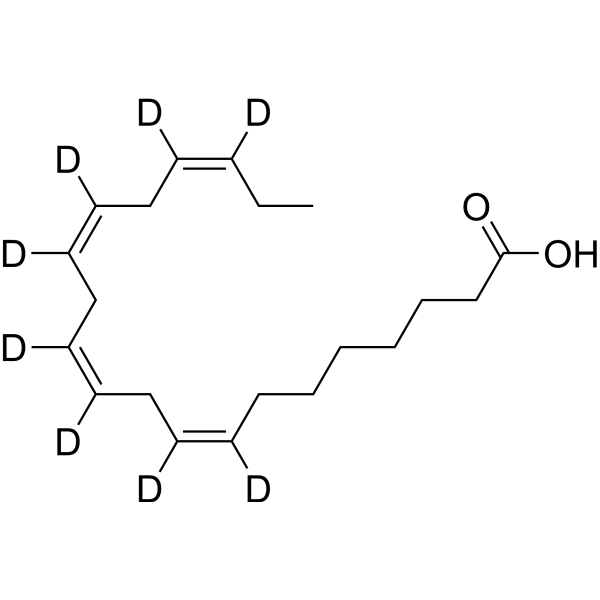 ω-3 Arachidonic Acid-d<sub>8</sub> Chemical Structure