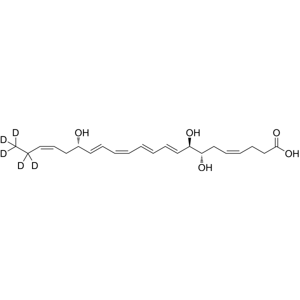 Resolvin D1-d<sub>5</sub> Chemical Structure