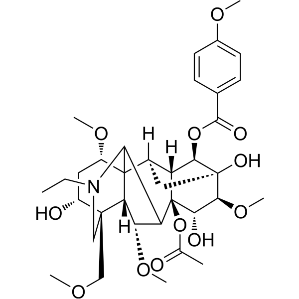 Jesaconitine Chemical Structure