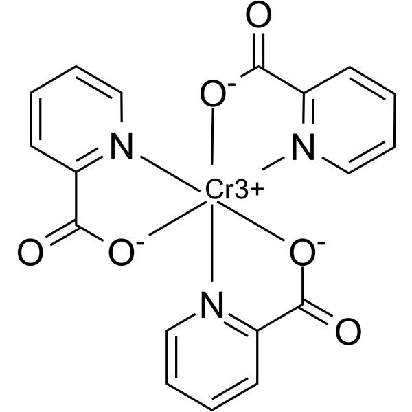 Chromium picolinate Chemical Structure