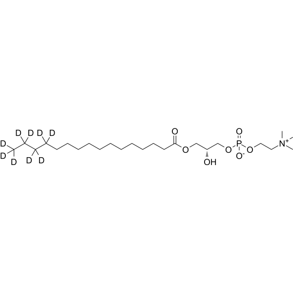 <em>1</em>-Palmitoyl-sn-glycero-3-phosphocholine-d9