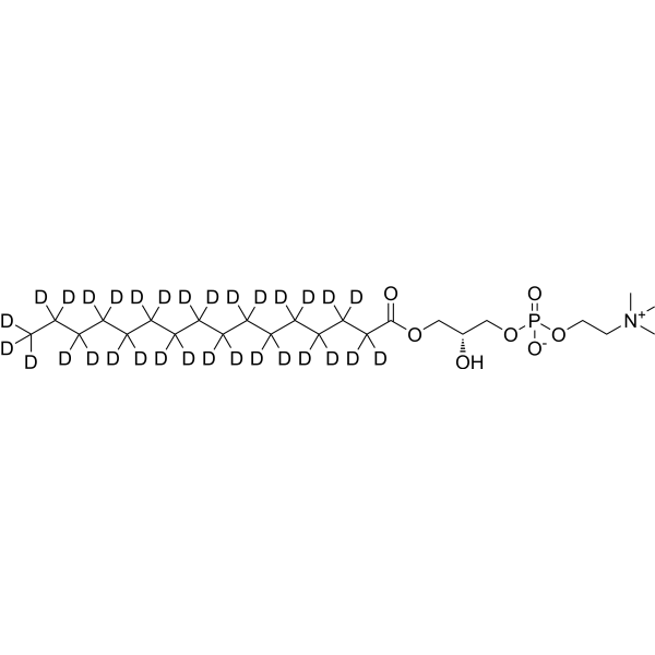 1-Palmitoyl-sn-glycero-3-<em>phosphocholine</em>-d31