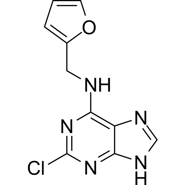 2-Chloro-<em>N</em>6-furfuryladenine