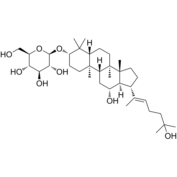Pseudoginsenoside Rh2 Chemical Structure