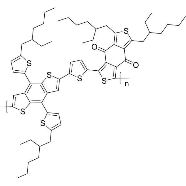 PBDB-T Chemical Structure