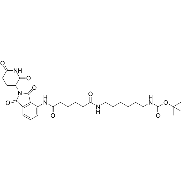Pomalidomide-amido-C4-amido-<em>C6</em>-NH-Boc