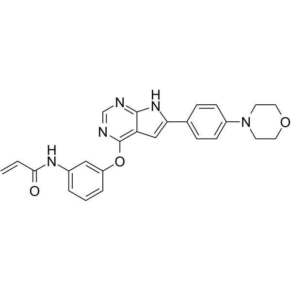 BTK inhibitor 10 Chemical Structure