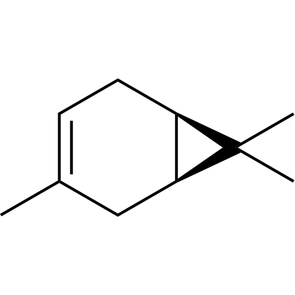 (+)-3-Carene Chemical Structure