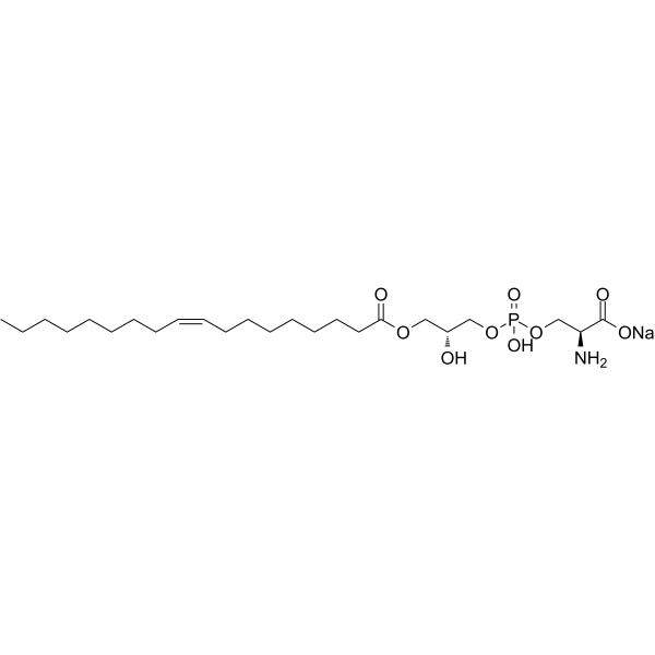 <em>1</em>-Oleoyl-2-hydroxy-sn-glycero-<em>3</em>-phospho-L-serine sodium