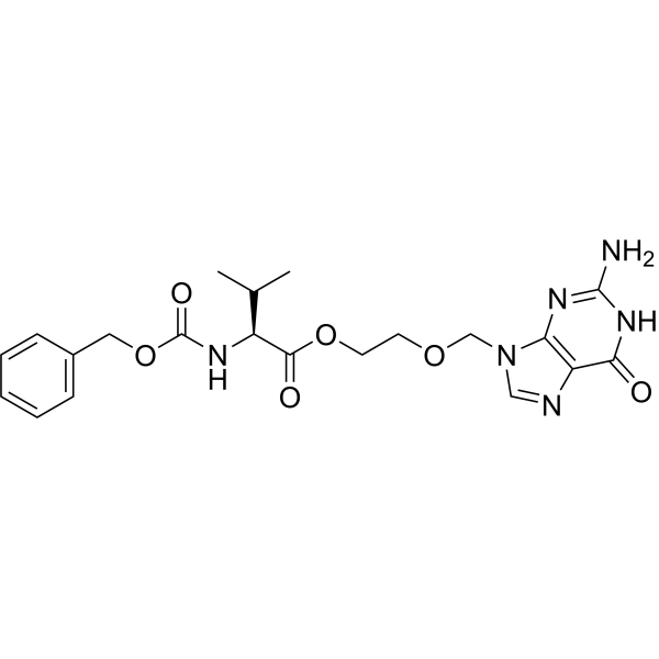 Cbz-​Valaciclovir Chemical Structure
