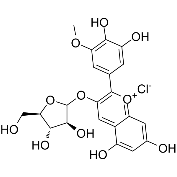 Petunidin-3-O-<em>arabinoside</em> chloride