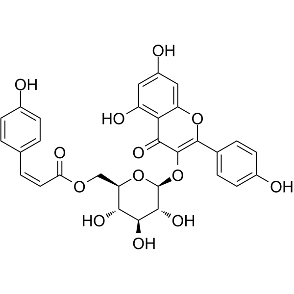 cis-Tiliroside Chemical Structure