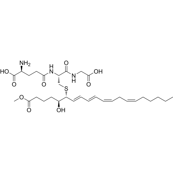 Leukotriene C4 methyl ester Chemical Structure
