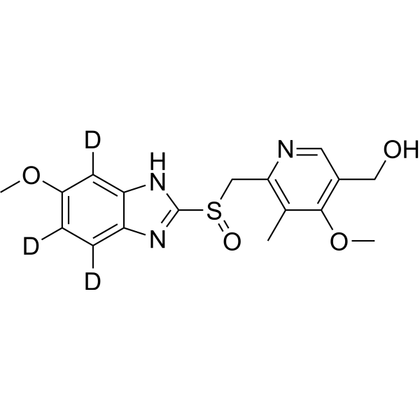 5-Hydroxy Omeprazole-d<sub>3</sub> Chemical Structure