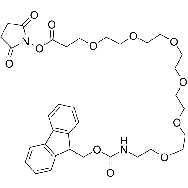 Fmoc-PEG6-NHS ester Chemical Structure